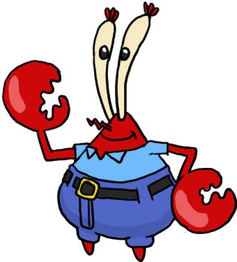 วิธีการวาด Mr. Crabs จาก Bob's Sponge