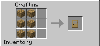 ทำประตูไม้ใน Maincrafter