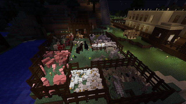 บ้านสวนสัตว์ Minecraft 